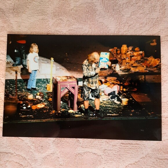 GALLAGHER Comedian Smash stage show COLOR PHOTO 4x6 (2005?) Rice Krispies MESS - Picture 2 of 7